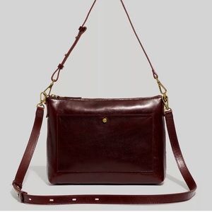 Madewell Transport Shoulder Crossbody Bag - Box Leather